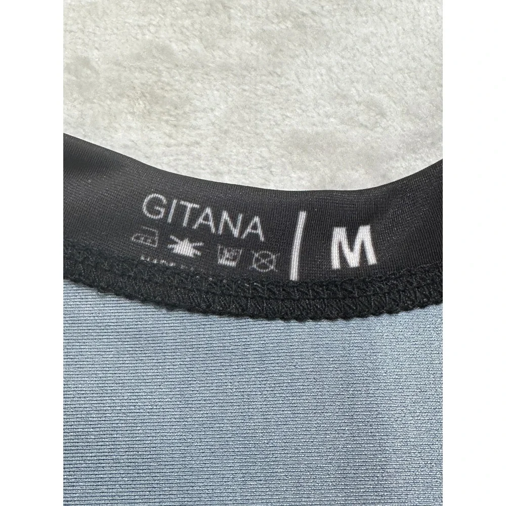 BJJ Rash Guard Men Size M Black Short Sleeve Premium Jiu Jitsu Gitana Fightwear